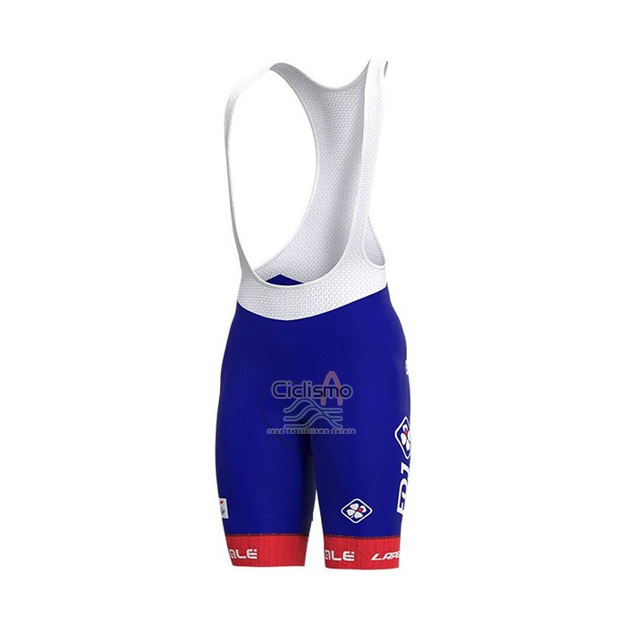 Groupama FDJ Ropa Ciclismo Culotte Corto 2022 Mangas Cortas Rojo Azul